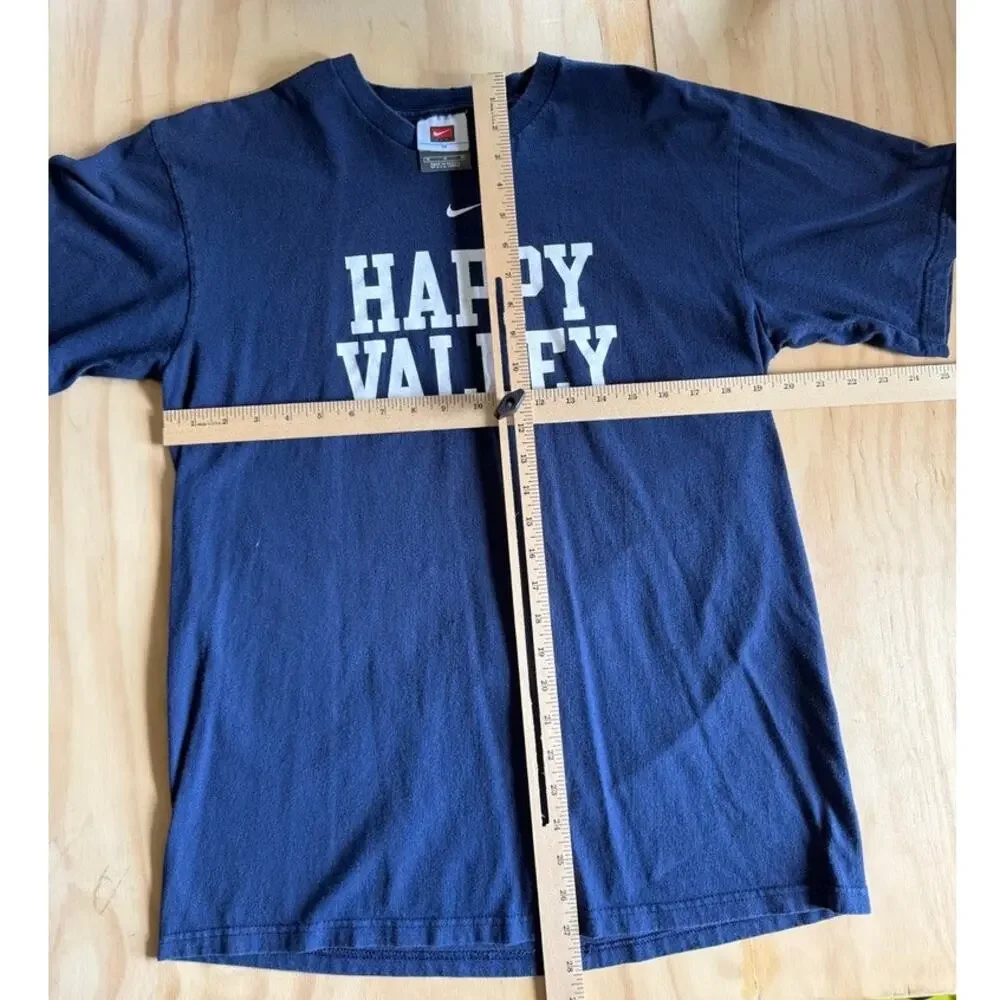 Happy Valley Penn State Vintage Y2K Nike Shirt Nittany Lions Medium Blue